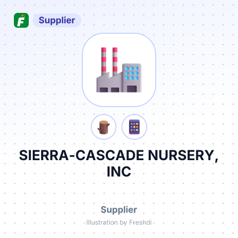 SIERRA-CASCADE NURSERY, INC – summary card, no photo uploaded yet