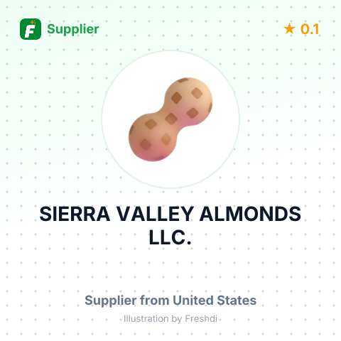 SIERRA VALLEY ALMONDS LLC. – summary card, no photo uploaded yet