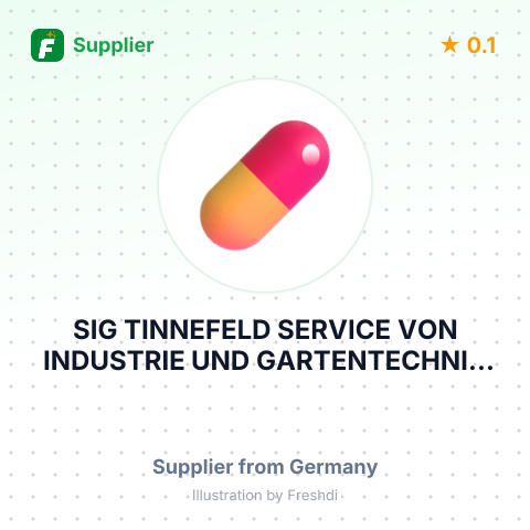 SIG TINNEFELD SERVICE VON INDUSTRIE UND GARTENTECHNIK – summary card, no photo uploaded yet