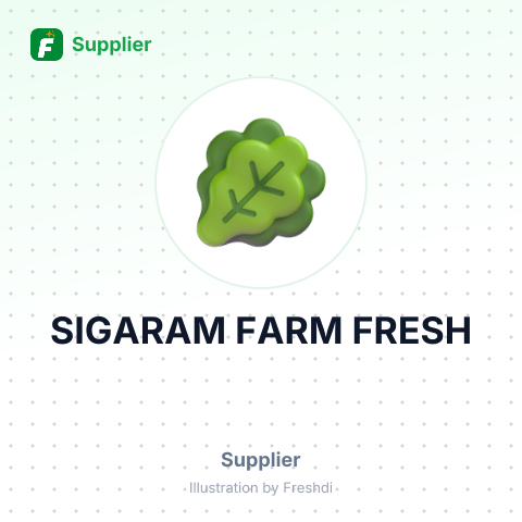 SIGARAM FARM FRESH – summary card, no photo uploaded yet