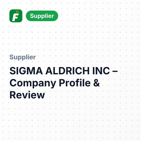 SIGMA ALDRICH INC – summary card, no photo uploaded yet