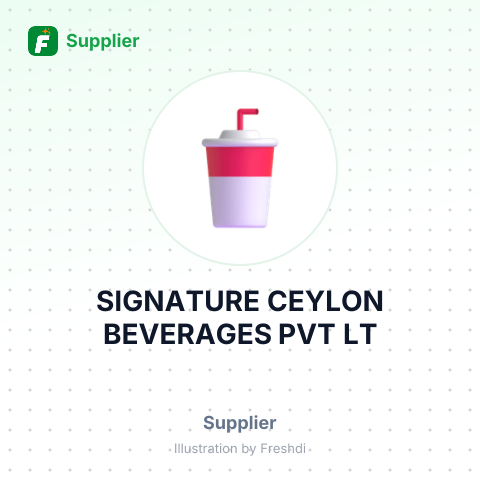 SIGNATURE CEYLON BEVERAGES PVT LT – summary card, no photo uploaded yet
