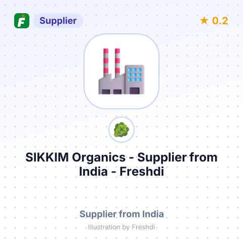 SIKKIM Organics  – summary card, no photo uploaded yet