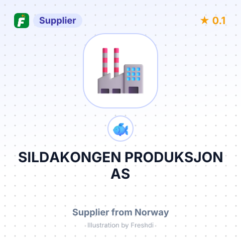 SILDAKONGEN PRODUKSJON AS – summary card, no photo uploaded yet