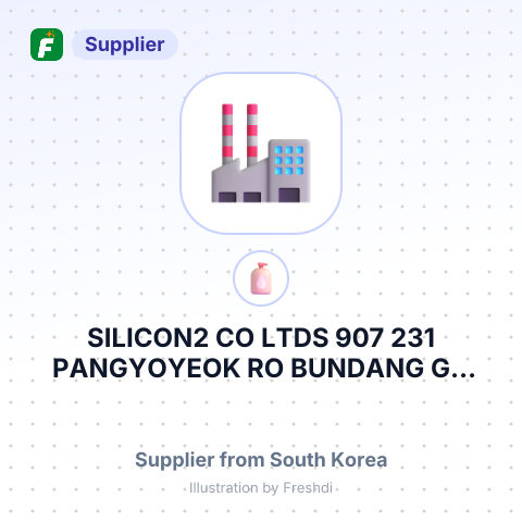SILICON2 CO LTDS 907 231 PANGYOYEOK RO BUNDANG GU SEONGNAM SI GYEONGGI DO KOREA – summary card, no photo uploaded yet