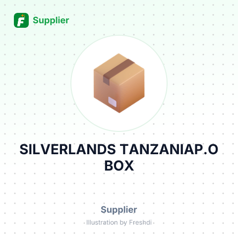 SILVERLANDS TANZANIAP.O BOX – summary card, no photo uploaded yet