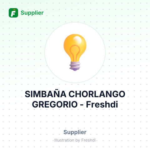 SIMBAÑA CHORLANGO GREGORIO – summary card, no photo uploaded yet