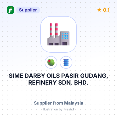 SIME DARBY OILS PASIR GUDANG, REFINERY SDN. BHD. – summary card, no photo uploaded yet