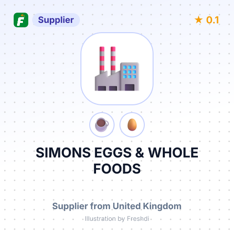SIMONS EGGS & WHOLE FOODS – summary card, no photo uploaded yet