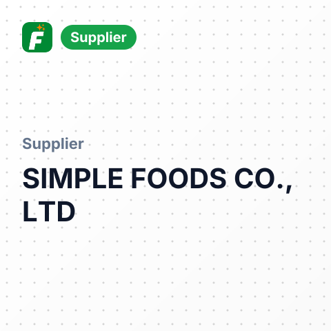 SIMPLE FOODS CO., LTD – summary card, no photo uploaded yet
