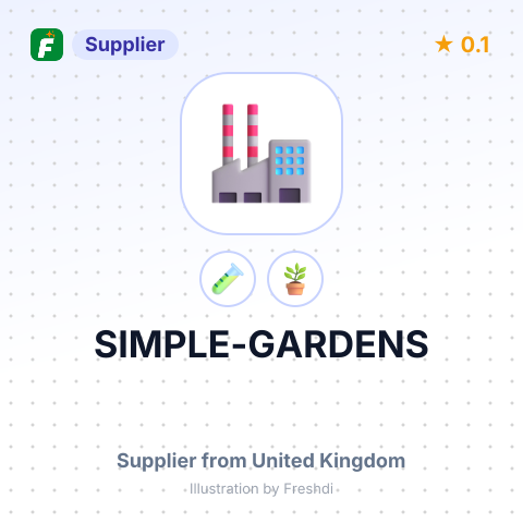 SIMPLE-GARDENS – summary card, no photo uploaded yet