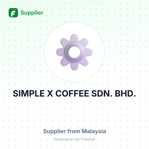 SIMPLE X COFFEE SDN. BHD. – summary card, no photo uploaded yet