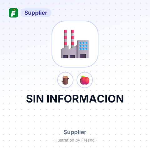 SIN INFORMACION – summary card, no photo uploaded yet