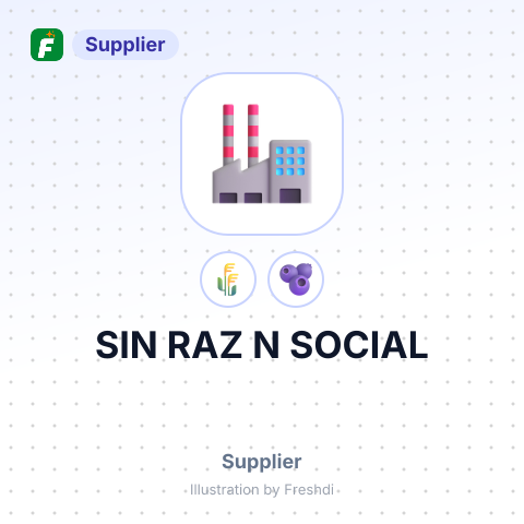 SIN RAZ N SOCIAL – summary card, no photo uploaded yet