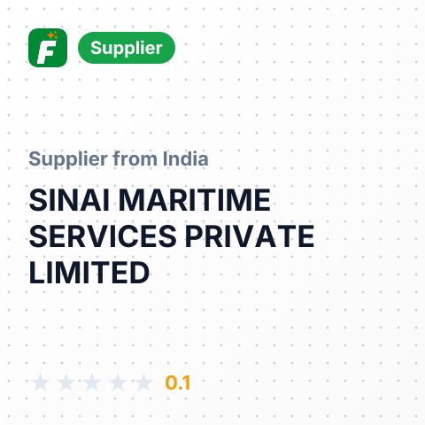 SINAI MARITIME SERVICES PRIVATE LIMITED – summary card, no photo uploaded yet