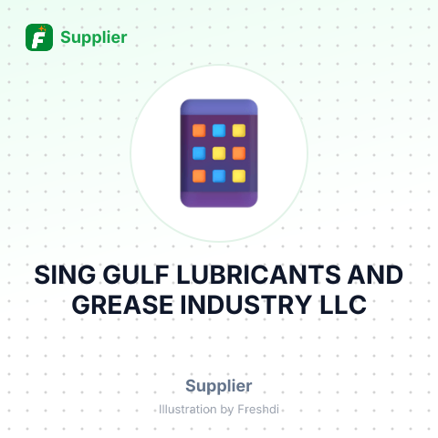 SING GULF LUBRICANTS AND GREASE INDUSTRY LLC – summary card, no photo uploaded yet