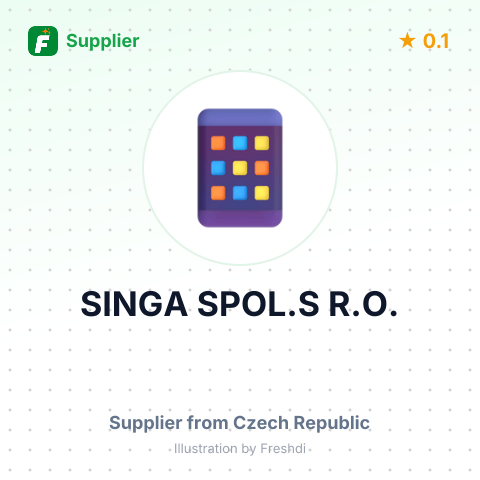 SINGA SPOL.S R.O. – summary card, no photo uploaded yet