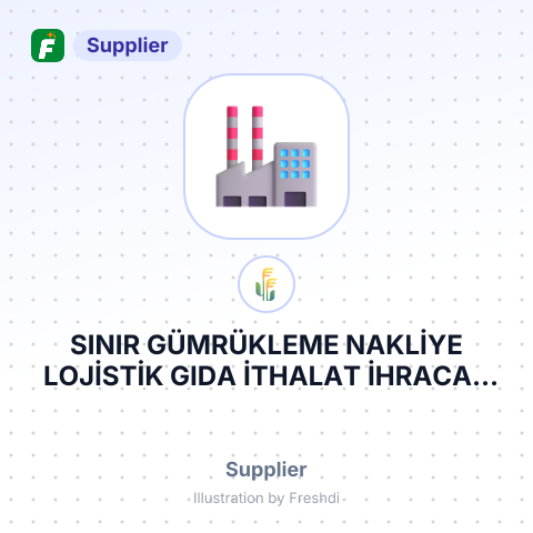 SINIR GÜMRÜKLEME NAKLİYE LOJİSTİK GIDA İTHALAT İHRACAT VE TİCARET LİMİTED ŞİRKETİ – summary card, no photo uploaded yet