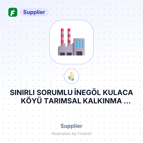 SINIRLI SORUMLU İNEGÖL KULACA KÖYÜ TARIMSAL KALKINMA KOOPERATİFİ – summary card, no photo uploaded yet