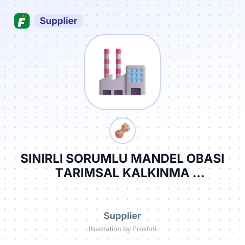 SINIRLI SORUMLU MANDEL OBASI TARIMSAL KALKINMA KOOPERATİFİ – summary card, no photo uploaded yet