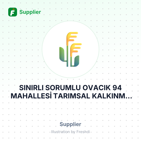 SINIRLI SORUMLU OVACIK 94 MAHALLESİ TARIMSAL KALKINMA KOOPERATİFİ – summary card, no photo uploaded yet