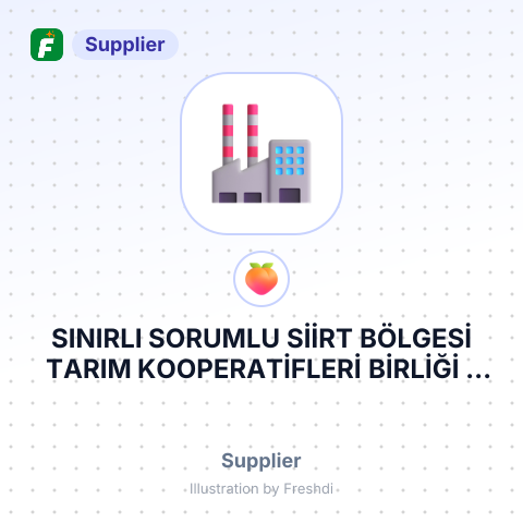 SINIRLI SORUMLU SİİRT BÖLGESİ TARIM KOOPERATİFLERİ BİRLİĞİ – summary card, no photo uploaded yet