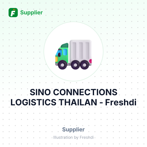 SINO CONNECTIONS LOGISTICS THAILAN – summary card, no photo uploaded yet