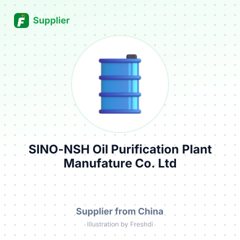 SINO-NSH Oil Purification Plant Manufature Co.,Ltd – summary card, no photo uploaded yet