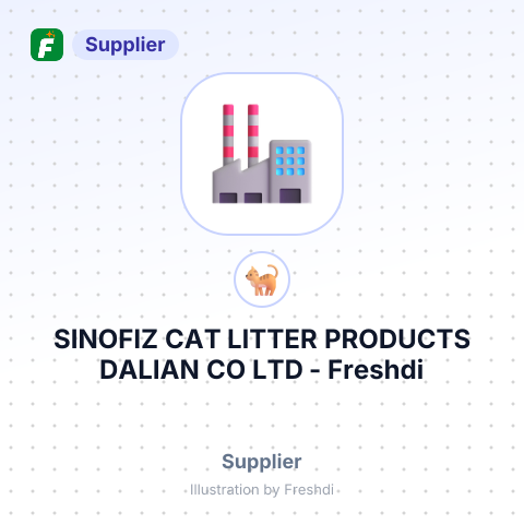 SINOFIZ CAT LITTER PRODUCTS DALIAN CO LTD – summary card, no photo uploaded yet