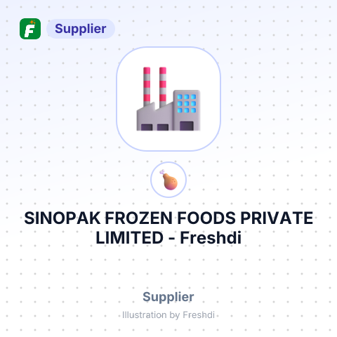 SINOPAK FROZEN FOODS PRIVATE LIMITED – summary card, no photo uploaded yet