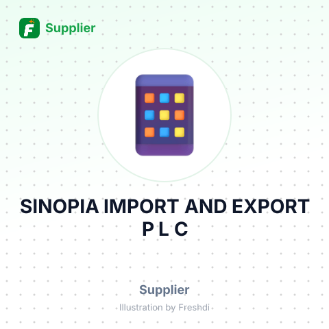 SINOPIA IMPORT AND EXPORT P L C – summary card, no photo uploaded yet
