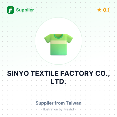 SINYO TEXTILE FACTORY CO., LTD. – summary card, no photo uploaded yet