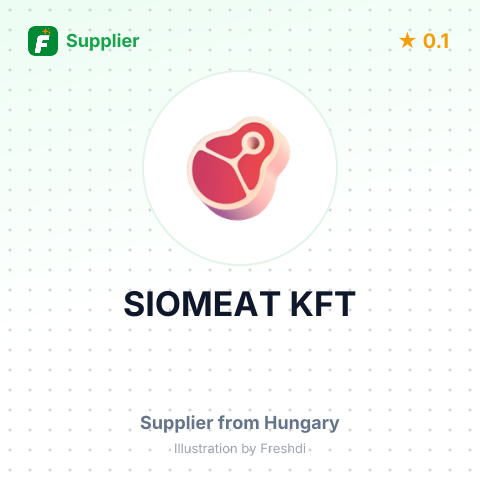 SIOMEAT KFT – summary card, no photo uploaded yet