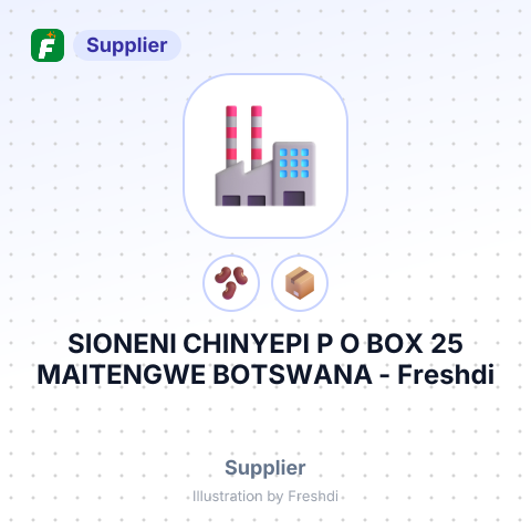 SIONENI CHINYEPI P O BOX 25 MAITENGWE BOTSWANA – summary card, no photo uploaded yet