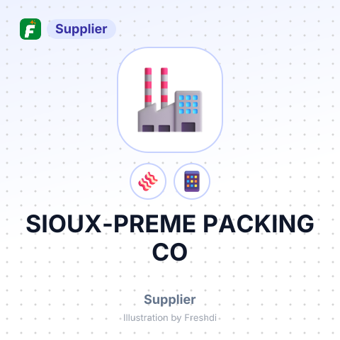 SIOUX-PREME PACKING CO – summary card, no photo uploaded yet