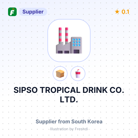 SIPSO TROPICAL DRINK CO. LTD. – summary card, no photo uploaded yet