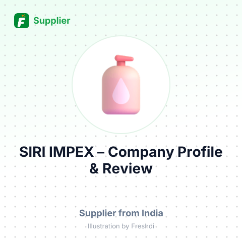 SIRI IMPEX – summary card, no photo uploaded yet