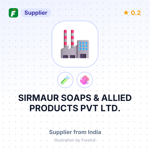 SIRMAUR SOAPS & ALLIED PRODUCTS PVT LTD. – summary card, no photo uploaded yet