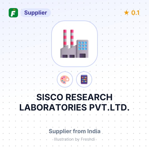 SISCO RESEARCH LABORATORIES PVT.LTD. – summary card, no photo uploaded yet