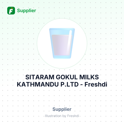 SITARAM GOKUL MILKS KATHMANDU P.LTD – summary card, no photo uploaded yet