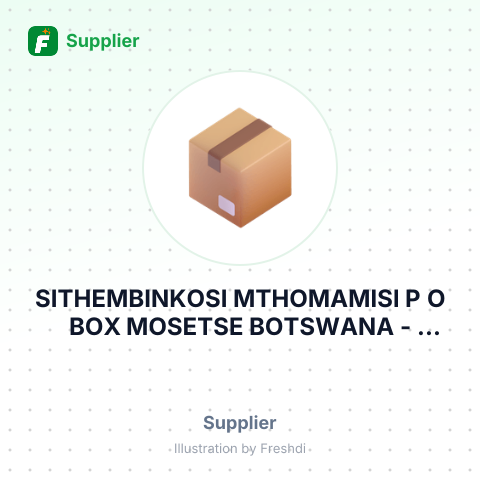 SITHEMBINKOSI MTHOMAMISI P O BOX MOSETSE BOTSWANA – summary card, no photo uploaded yet
