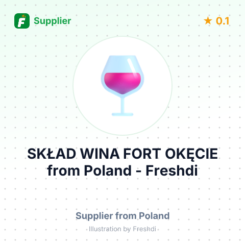 SKŁAD WINA FORT OKĘCIE – summary card, no photo uploaded yet