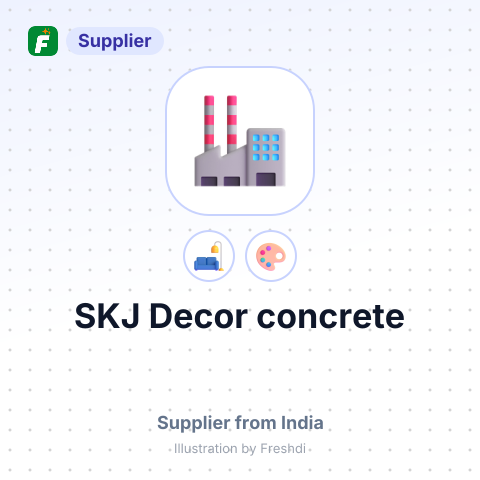 SKJ Decor concrete – summary card, no photo uploaded yet