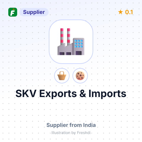 SKV Exports & Imports  – summary card, no photo uploaded yet