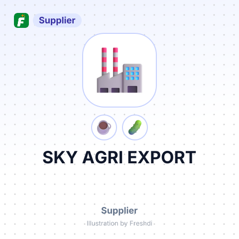 SKY AGRI EXPORT – summary card, no photo uploaded yet