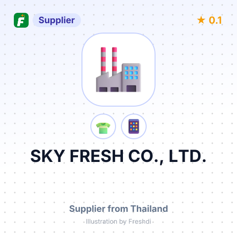 SKY FRESH CO., LTD. – summary card, no photo uploaded yet