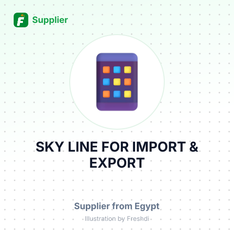 SKY LINE FOR IMPORT & EXPORT – summary card, no photo uploaded yet