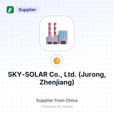 SKY-SOLAR Co., Ltd. (Jurong, Zhenjiang) – summary card, no photo uploaded yet