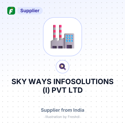SKY WAYS INFOSOLUTIONS (I) PVT LTD – summary card, no photo uploaded yet