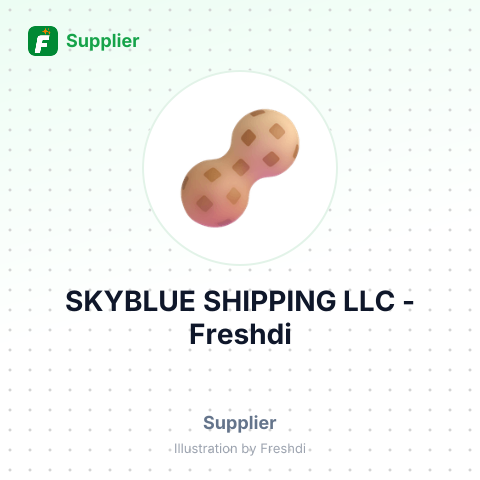 SKYBLUE SHIPPING LLC – summary card, no photo uploaded yet